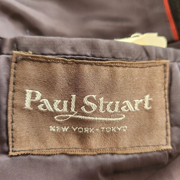 💵🌹Vintage 1990s Striped Navy Sports Coat🏛️🚍 - Picture 5 of 6